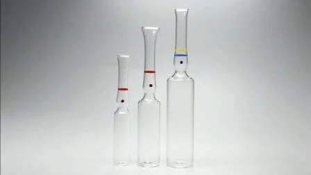 Ampola de vidro para injeção de farmácia transparente de 1ml 2ml 5ml 10ml